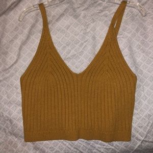 yellow crop tank!
